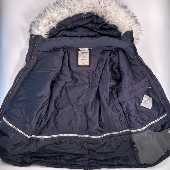 Craghoppers Women’s Aquadry Utility Parka Faux Fur Hood 14 - Picture 9 of 16
